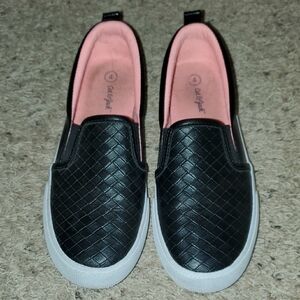 Target Black and Pink Slip-On Sneakers